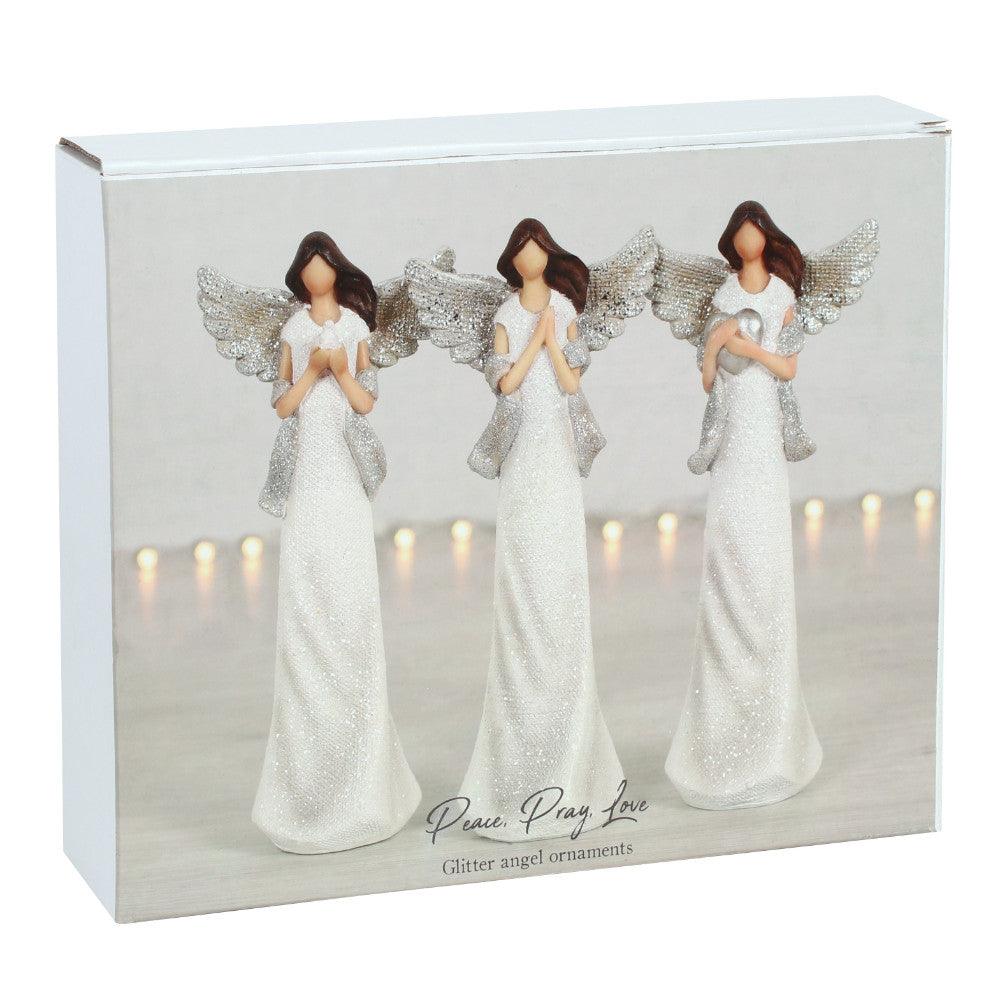 Peace Pray Love Small Angels - £34.99 - Ornaments 