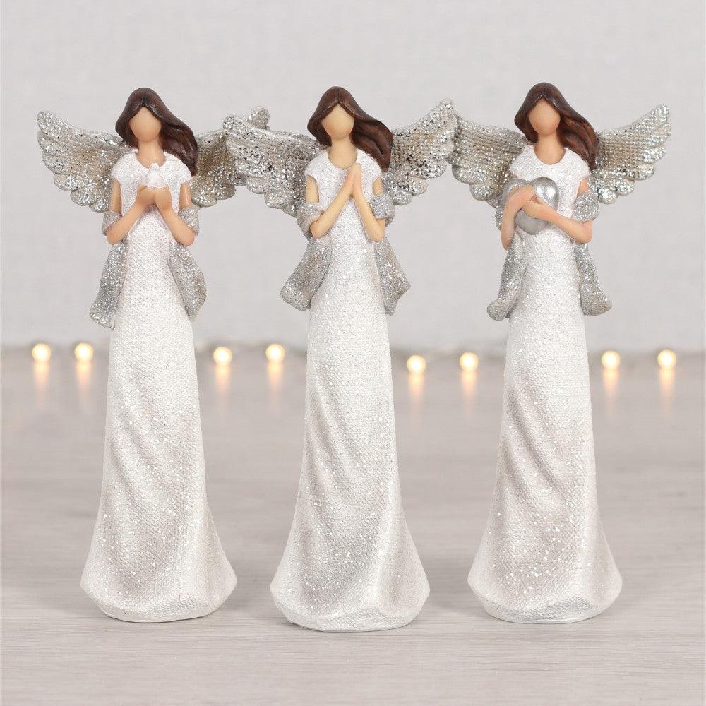 Peace Pray Love Small Angels-Ornaments