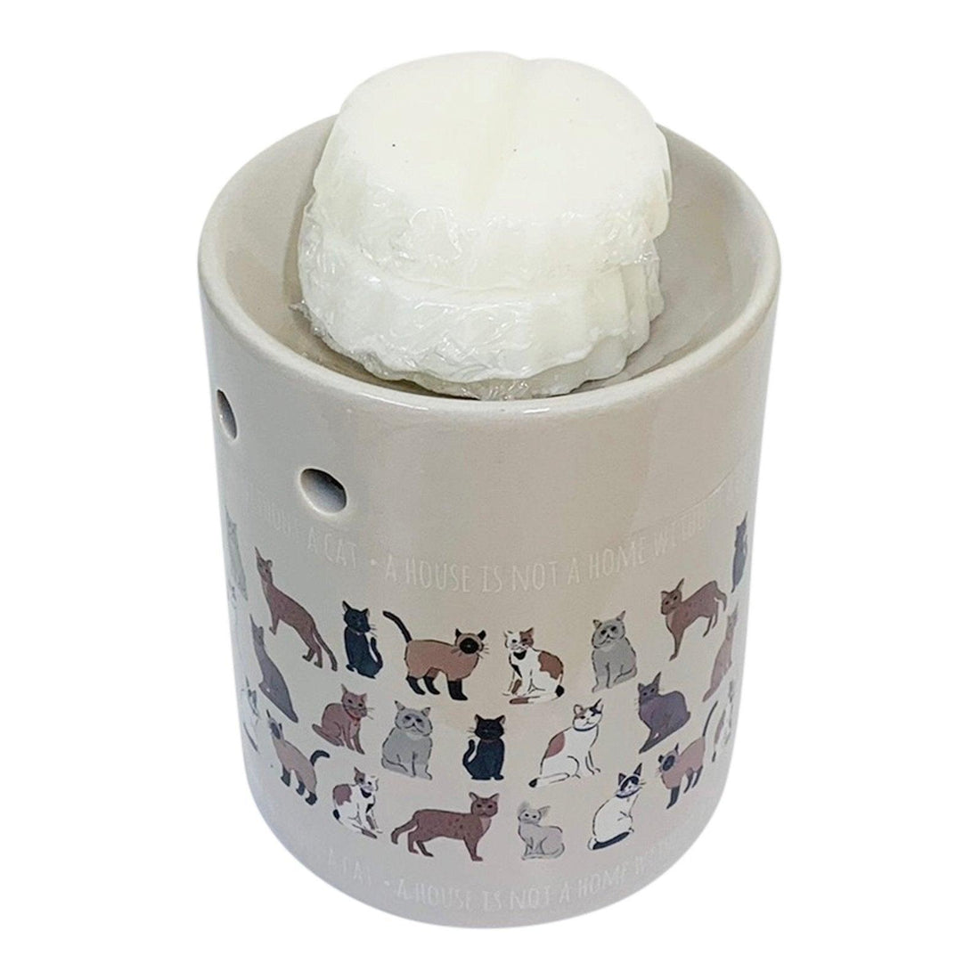 Pet Cat Design Oil Burner with Wax Melts - £20.99 - Diffusers & Oil Burners 