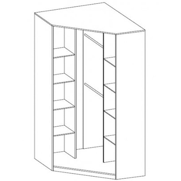 Philosophy PH-01 Corner Wardrobe-Kids Corner Wardrobe