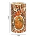 Pillar Brown Crackle Oil Burner-Oil Burners