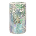 Pillar Light Blue Iridescent Crackle Oil Burner-Oil Burners