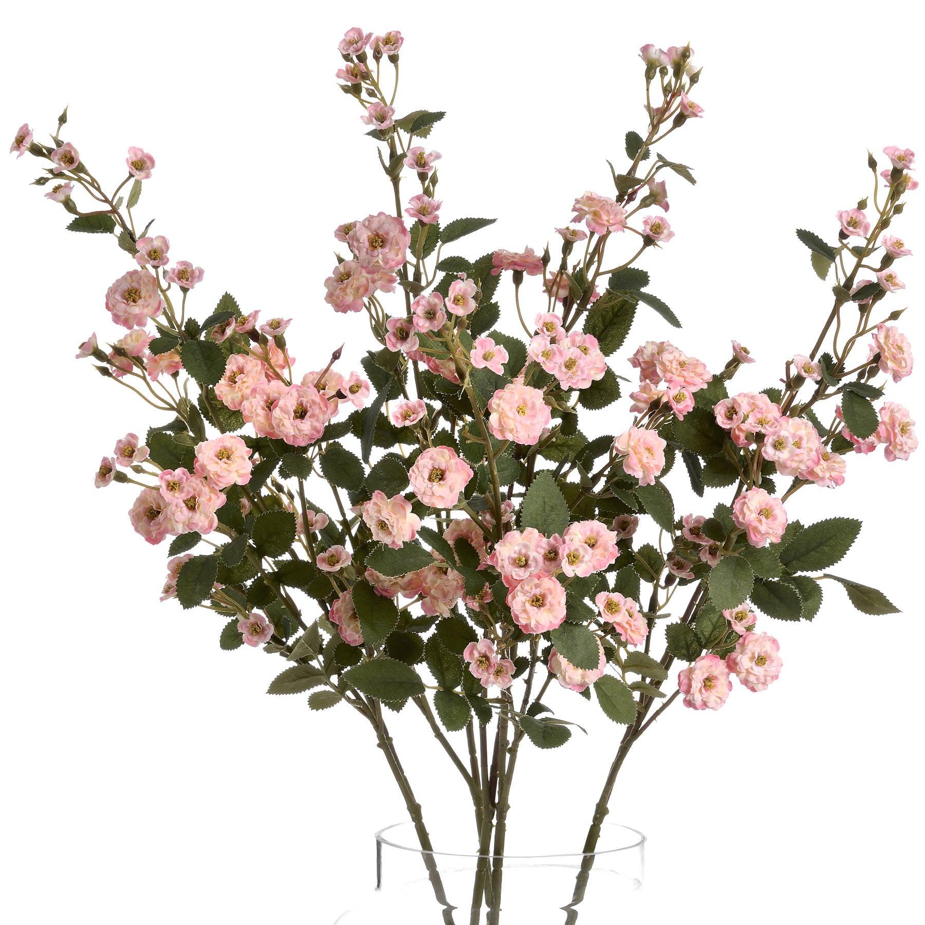 Pink Wild Meadow Rose-Artificial Flowers