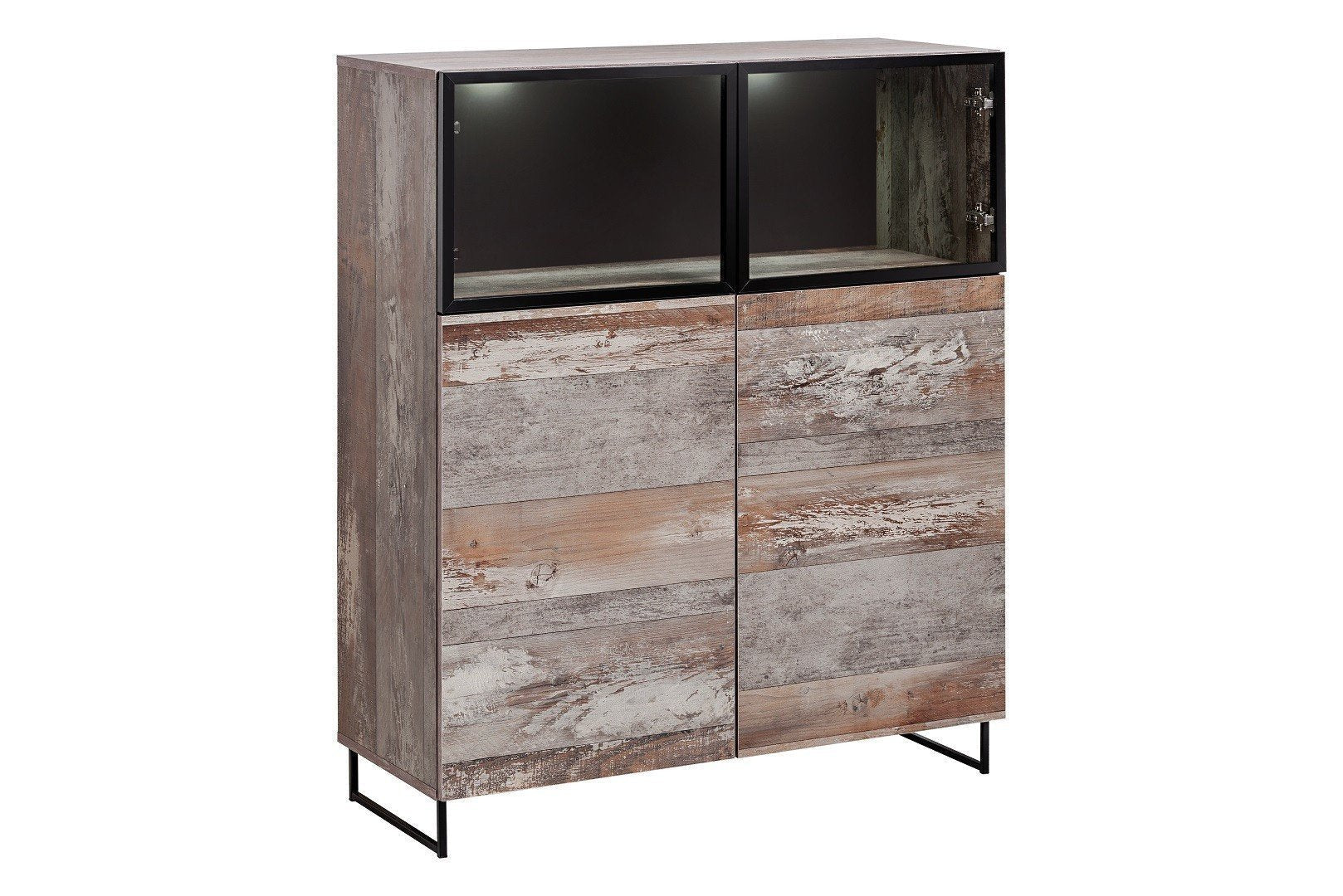 Plank Display Cabinet - £340.2 - Living Room Display Cabinet 