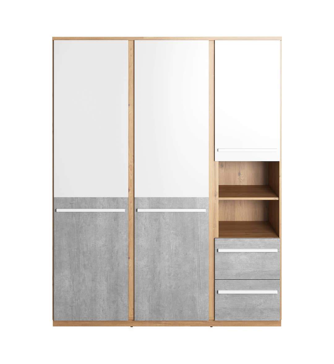 Plano PN-01 Wardrobe 150cm - £408.6 - Kids Wardrobe 