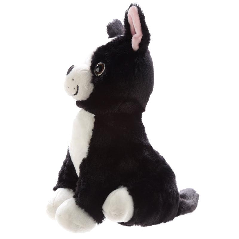 Plush Door Stop - Black & White Dog-