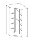 Pok PO-01 Corner Wardrobe-Kids Corner Wardrobe