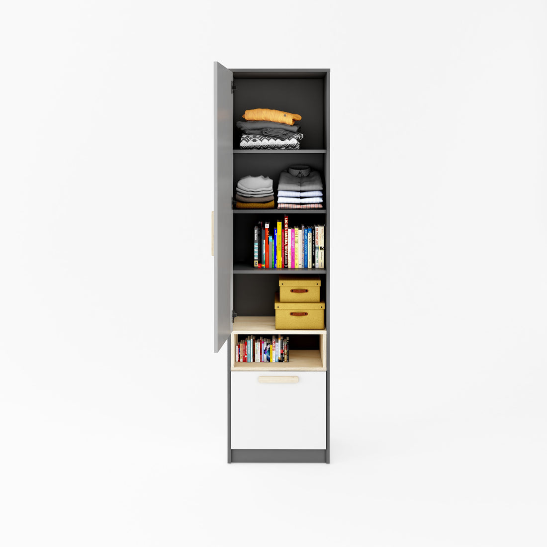 Pok PO-03 Tall Cabinet - £160.2 - Kids Tall Cabinet 