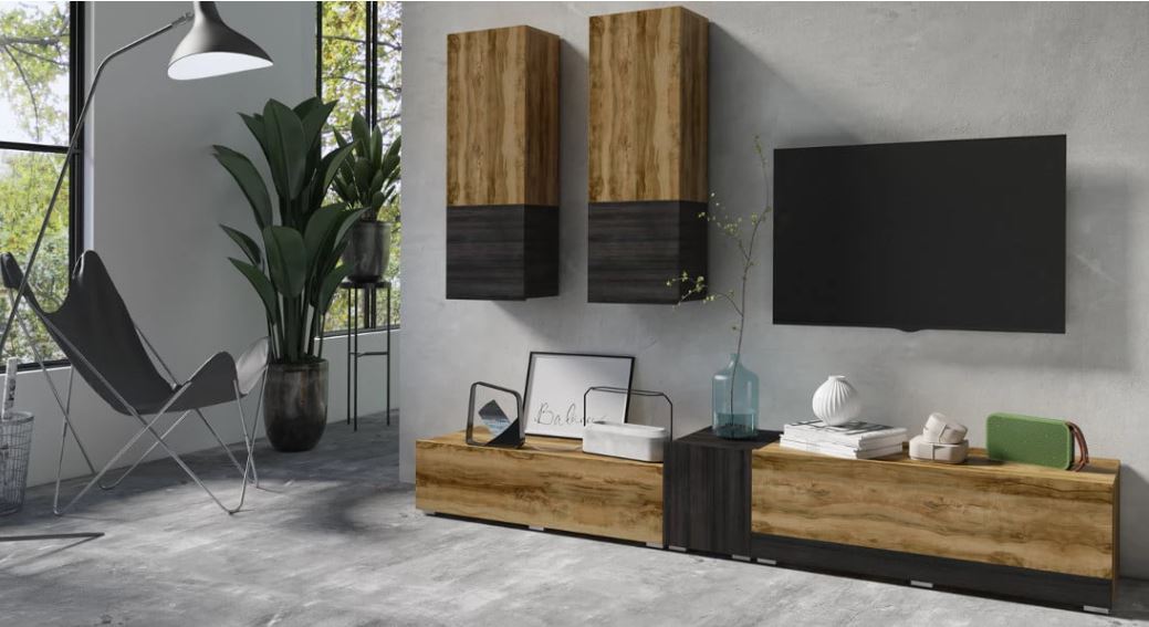 Power 10 Wall Entertainment Unit-Wall Unit