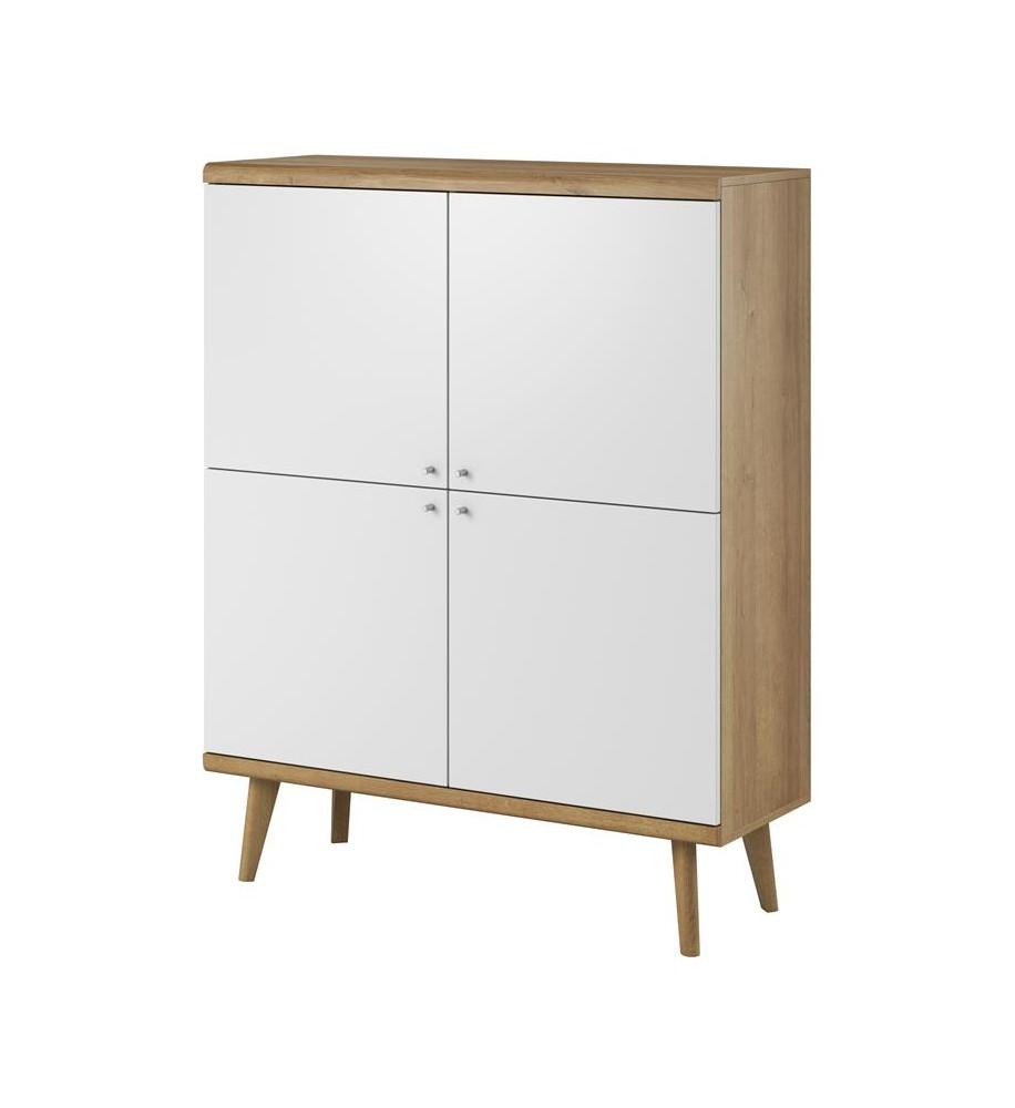 Primo 4 Door Sideboard Cabinet - £212.4 - Living Sideboard Cabinet 