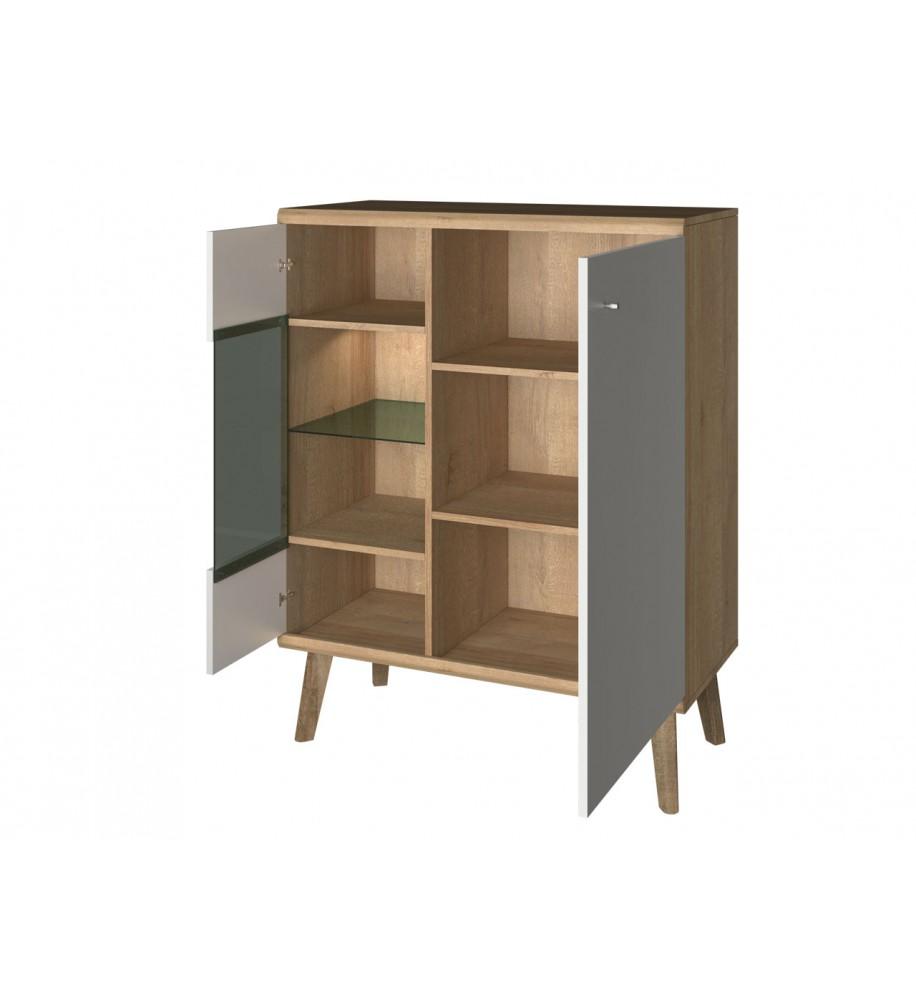 Primo Display Sideboard Cabinet - £189.0 - Living Room Display Cabinet 