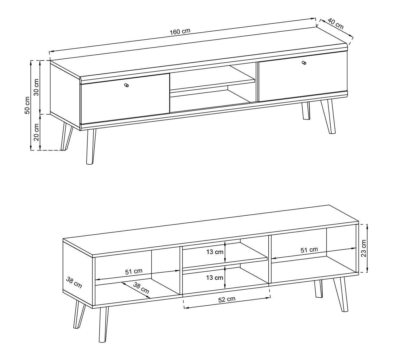 Primo Large TV Cabinet-Living Room TV Cabinet