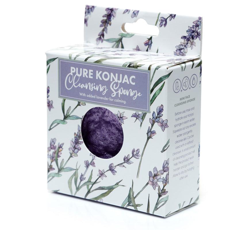 Pure Konjac Cleansing Sponge with Calming Lavender - Pick of the Bunch Lavender Fields - £7.99 - 