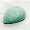 Pure Konjac Cleansing Sponge with Green Tea for Sensitive Skin - Maneki Neko Lucky Cat-