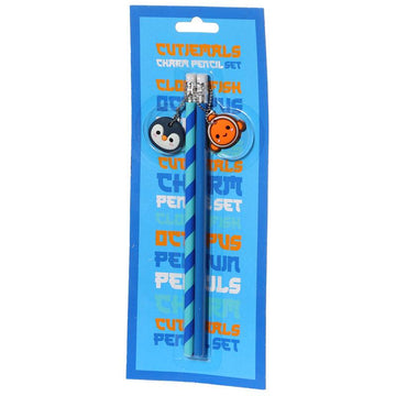 PVC Charm Pencils Set of 2 - Adoramals Sealife - £6.0 - 