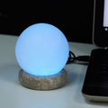 Quality USB Ball WHITE Salt Lamp - 9 cm (multi)-