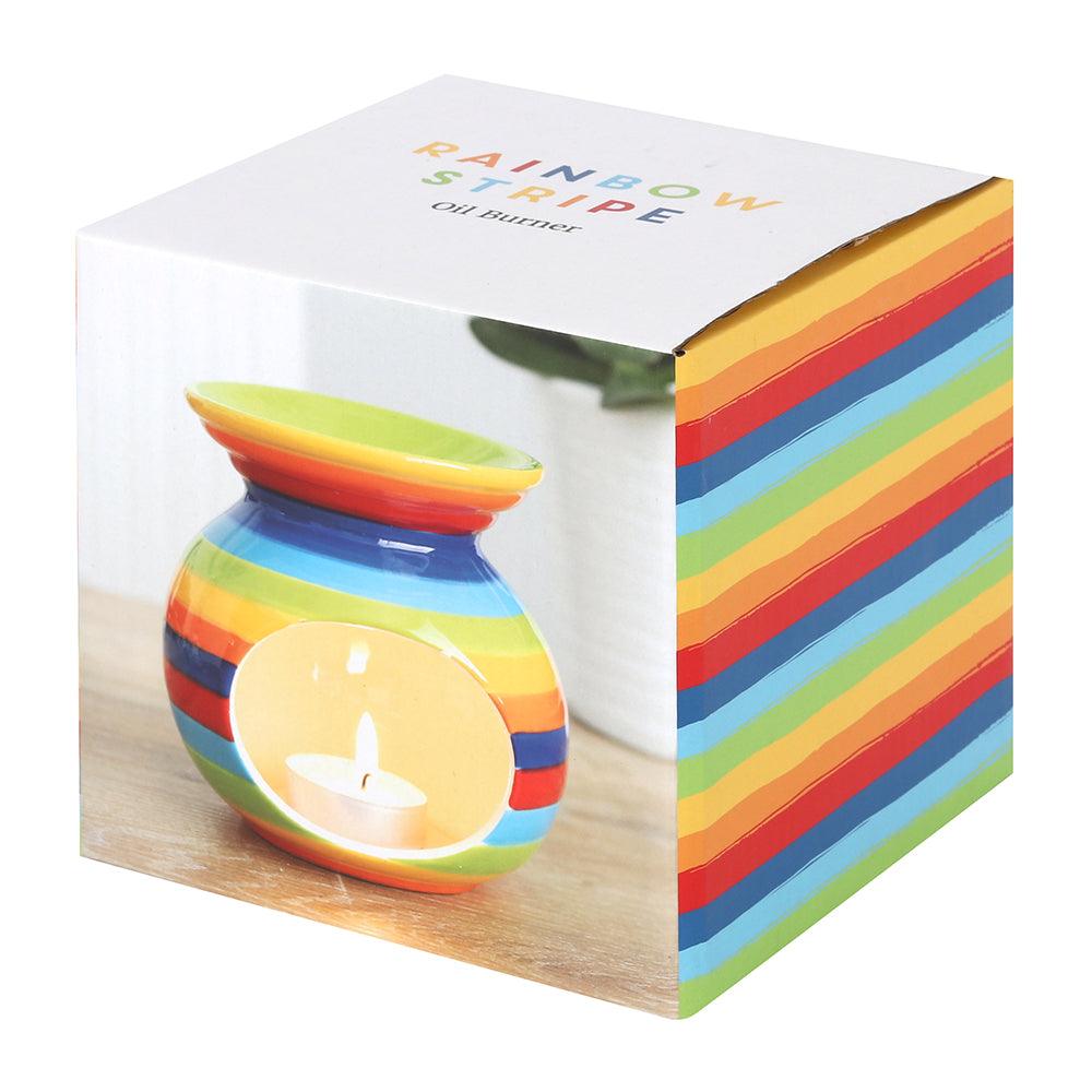 Rainbow Stripe Oil Burner-Oil Burners