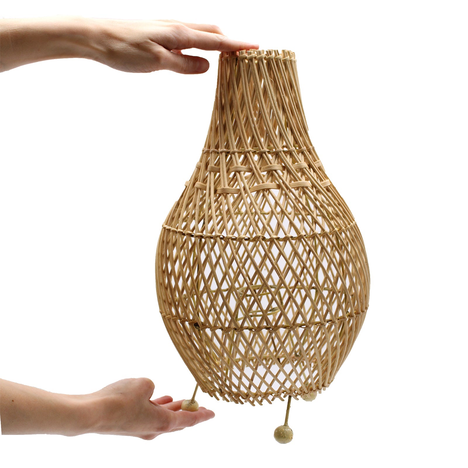 Rattan Table Lamps - Natural-