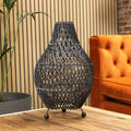 Rattan Table Lamps - Natural-