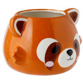 Red Panda Head Shaped Ceramic Garden Planter/Plant Pot-