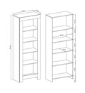 Rene Tall Bookcase-Bookcase