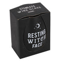 Resting Witch Face Stemless Wine Glass-Drinkware