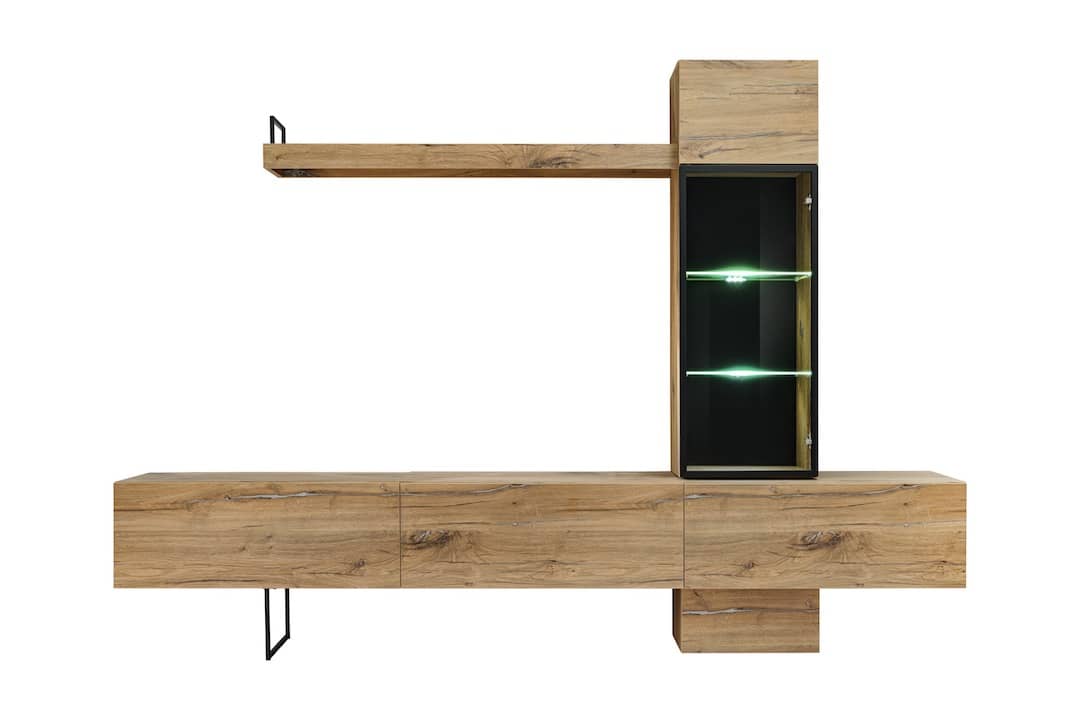 Rise TV Entertainment Unit-Wall Unit