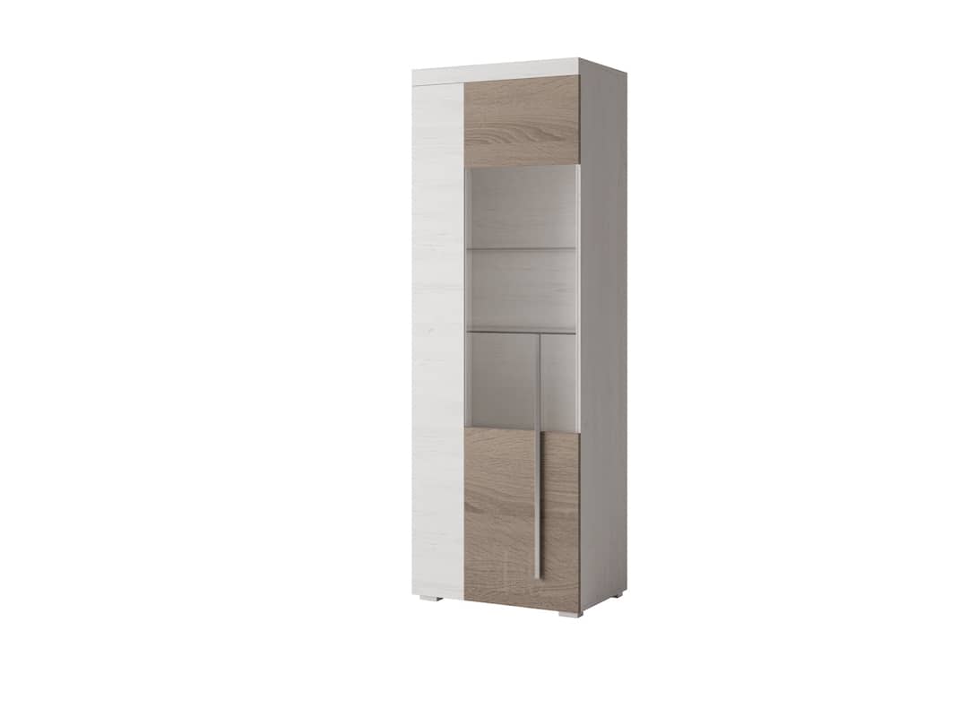 Roger 05 Tall Display Cabinet [Left] - £151.2 - Tall Display Cabinet 