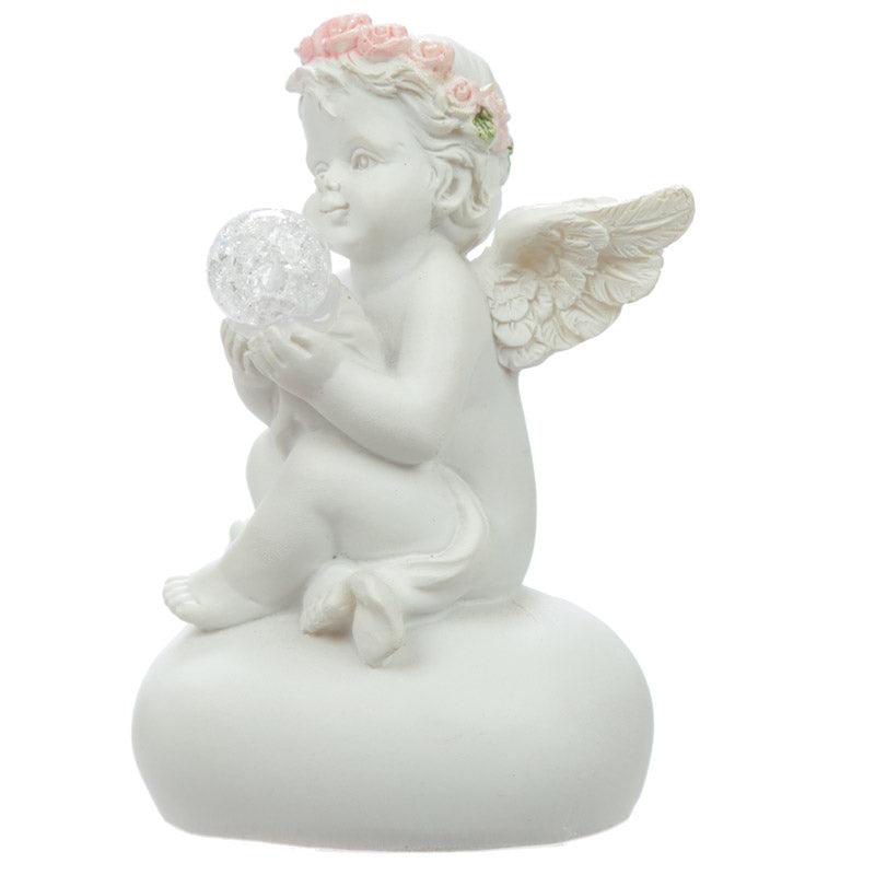 Rose Cherubs - LED Crystal-