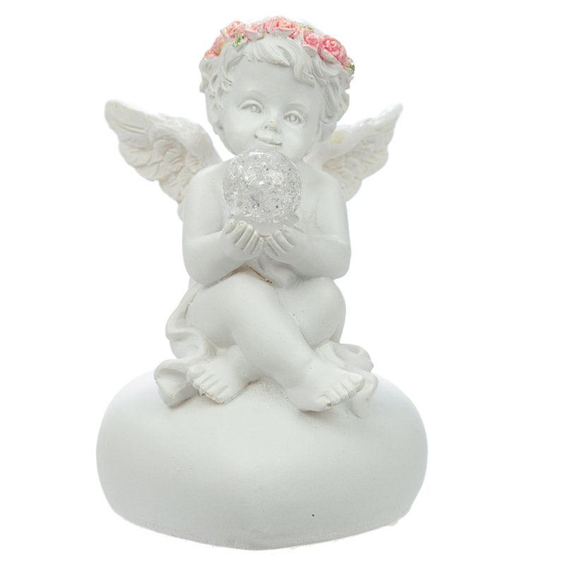 Rose Cherubs - LED Crystal-