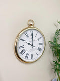 Round Copper Wall Clock 42cm-Wall Hanging Clocks