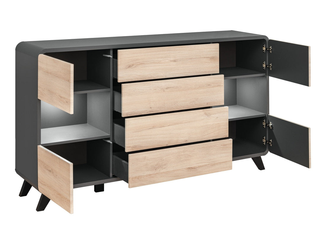 Round Sideboard Cabinet - £630.0 - Living Sideboard Cabinet 