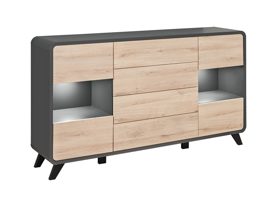 Round Sideboard Cabinet - £630.0 - Living Sideboard Cabinet 