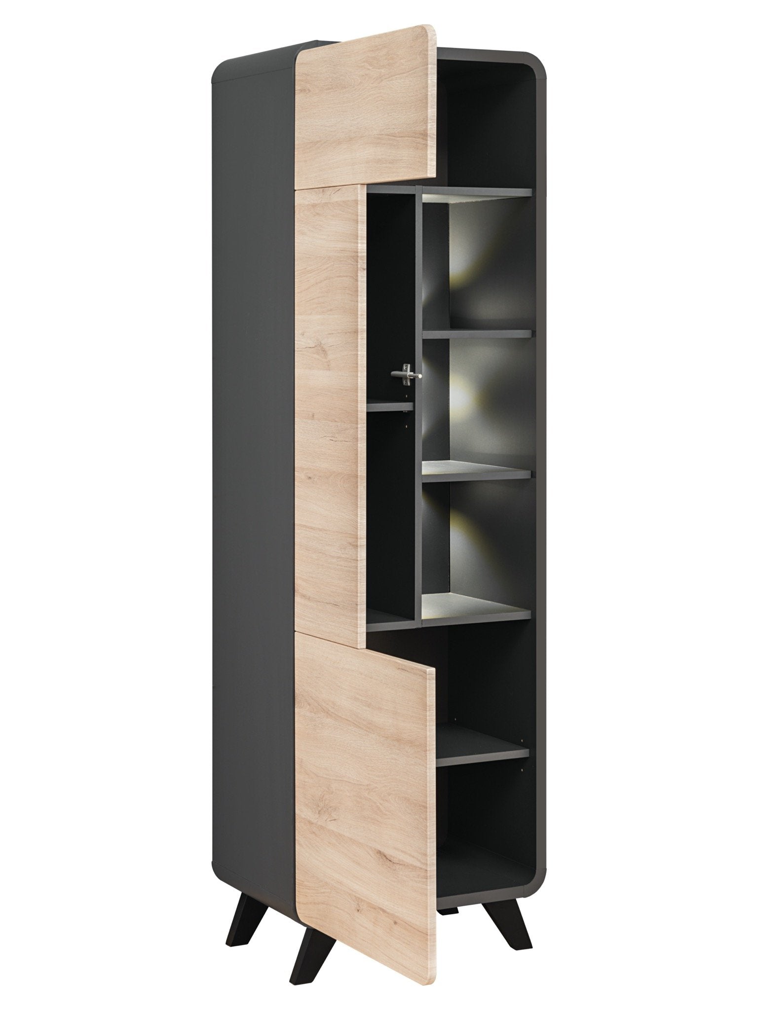 Round Tall Cabinet-Tall Cabinet