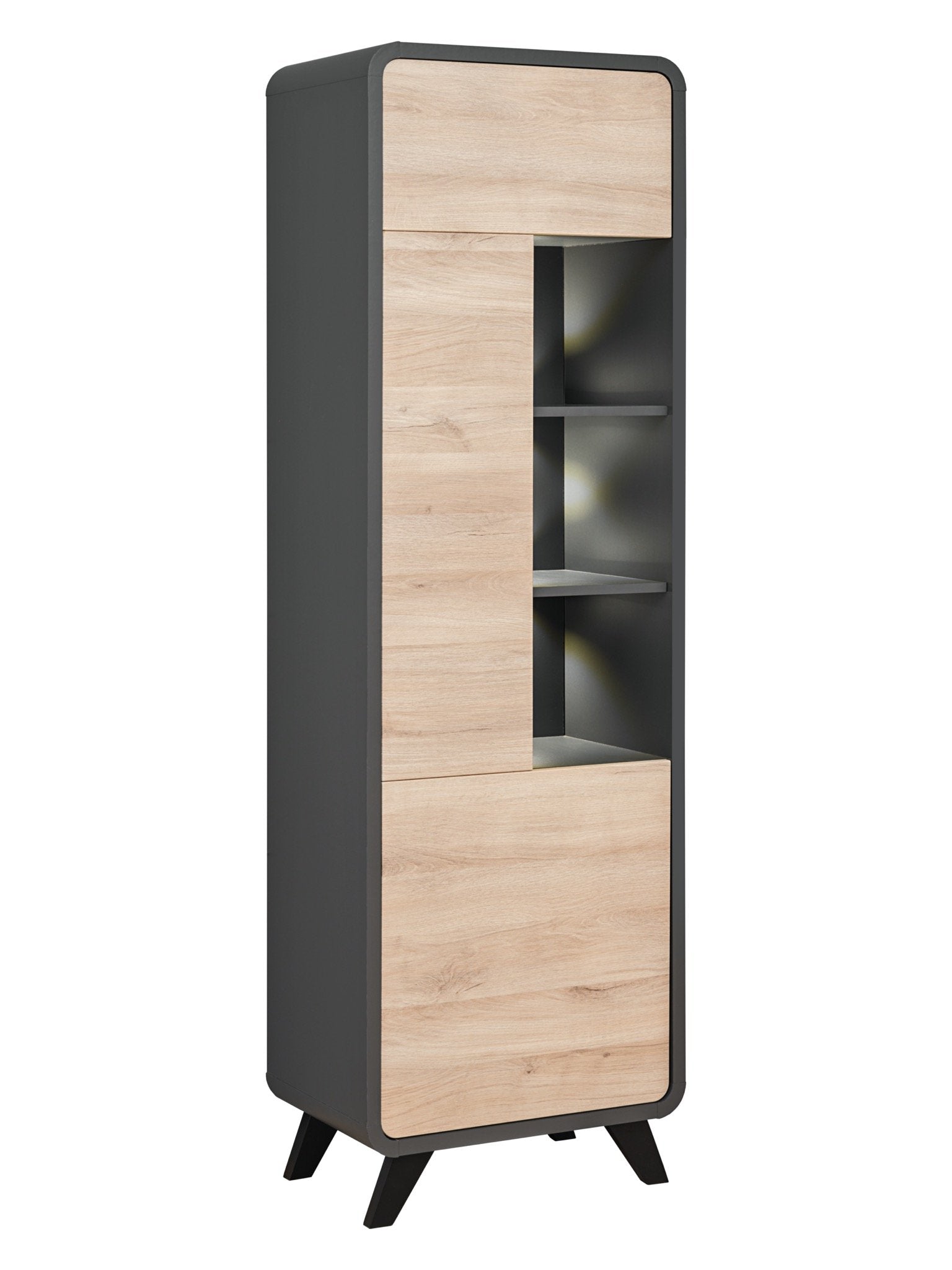 Round Tall Cabinet - £396.0 - Tall Cabinet 