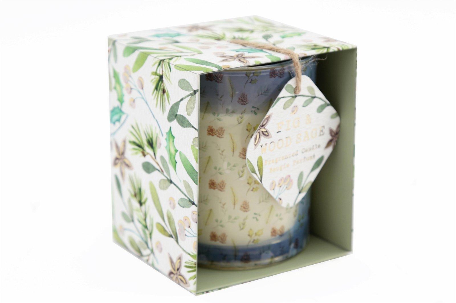 Sage Candle In Gift Box 10cm-Christmas Candles & Fragrance
