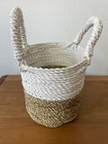 Seagrass Basket Set - Natural White-