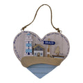 Seashore Hanging Wooden Heart Plaque-Ornaments