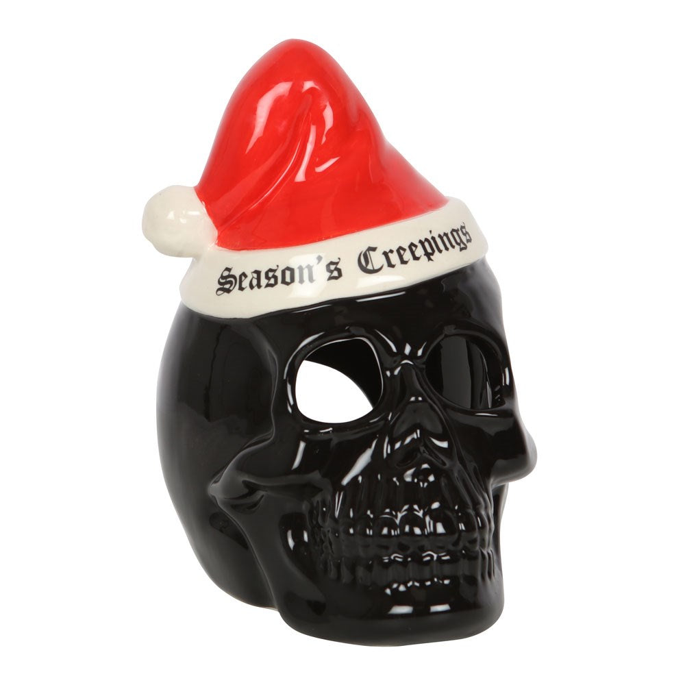 Seasons Creepings Skull Tealight Holder - £17.99 - Candle Holders 