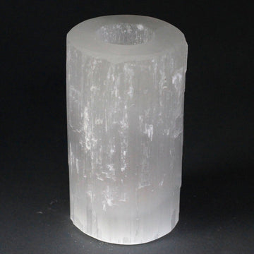 Selenite Cylinder Candle Holder - 15 cm - £39.0 - 