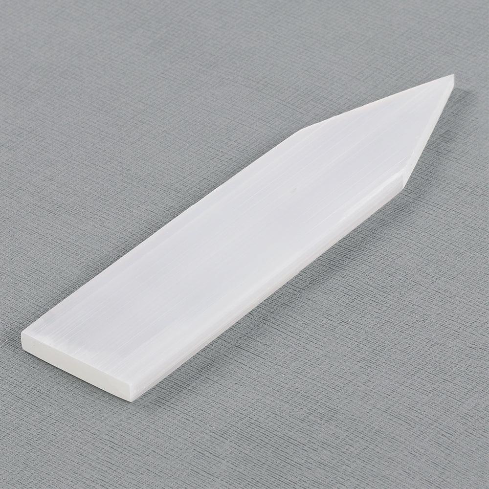 Selenite Flat Pointed Wand - £12.99 - Crystals 