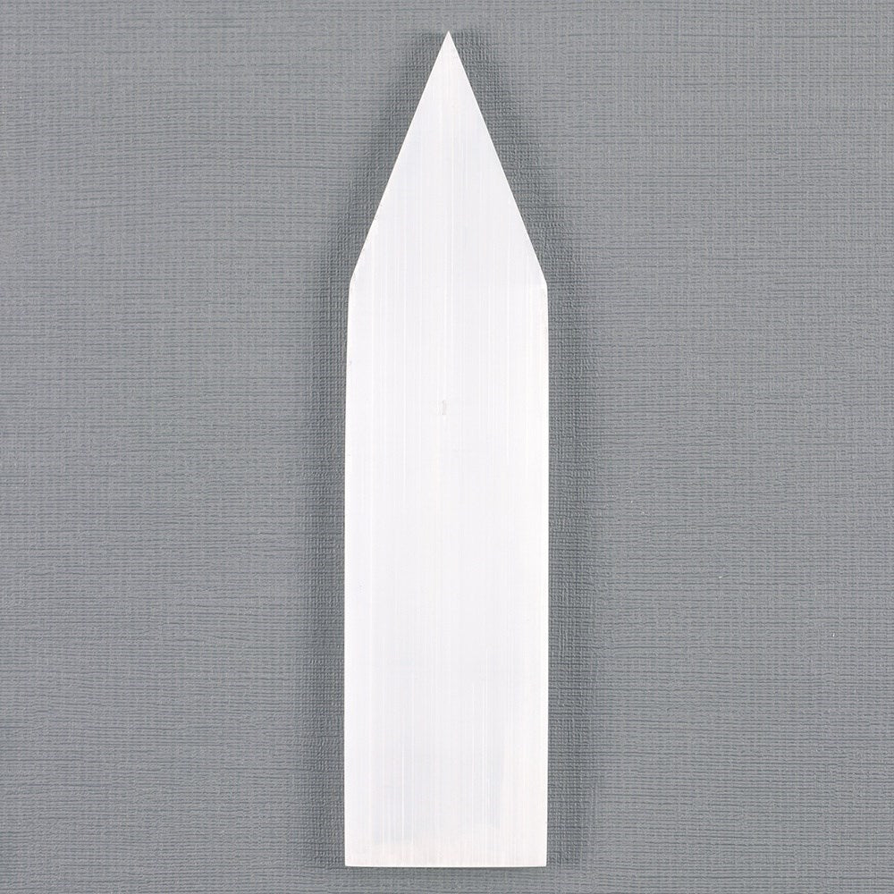 Selenite Flat Pointed Wand - £12.99 - Crystals 