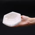 Selenite Hex Bowl - 15cm-