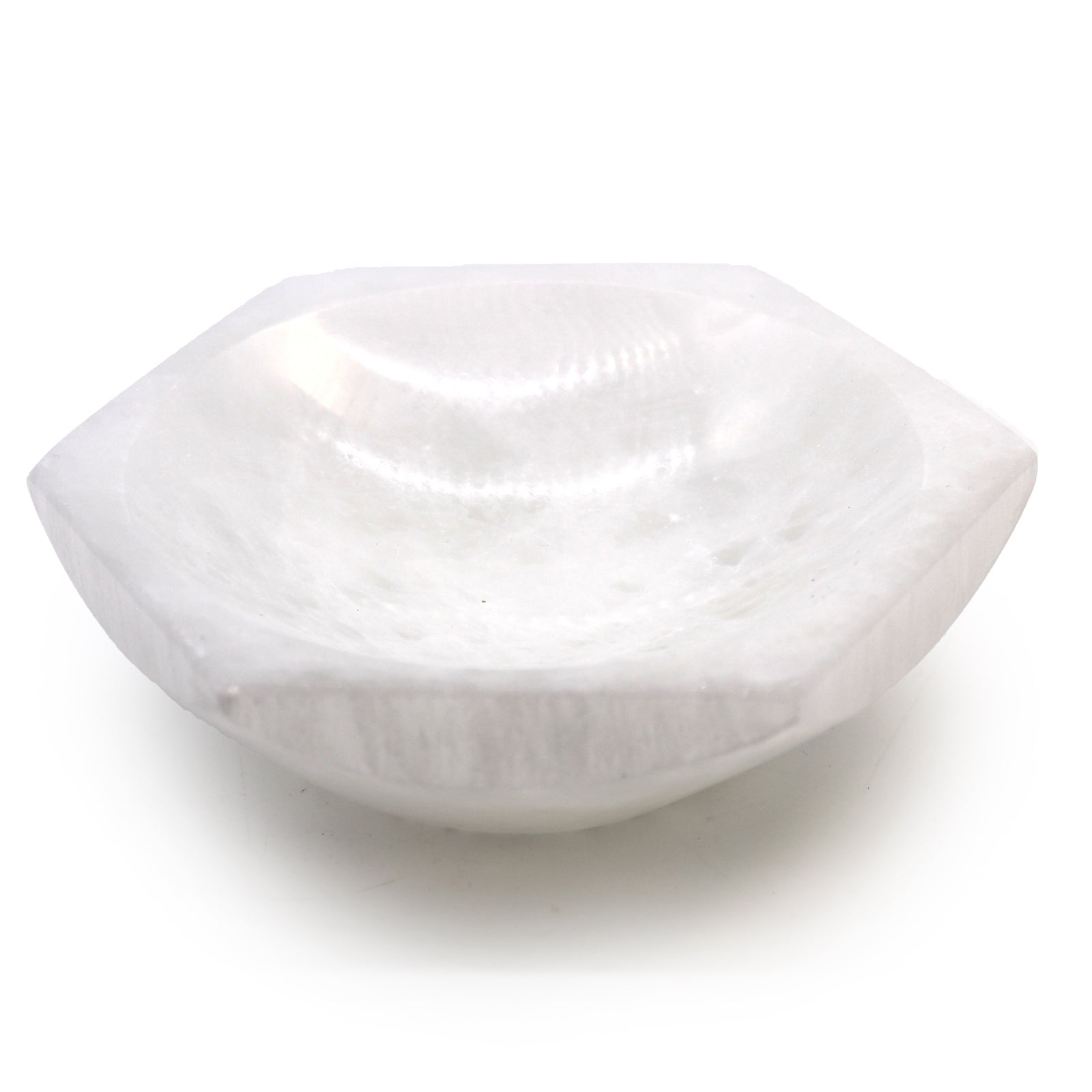 Selenite Hex Bowl - 15cm - £65.0 - 