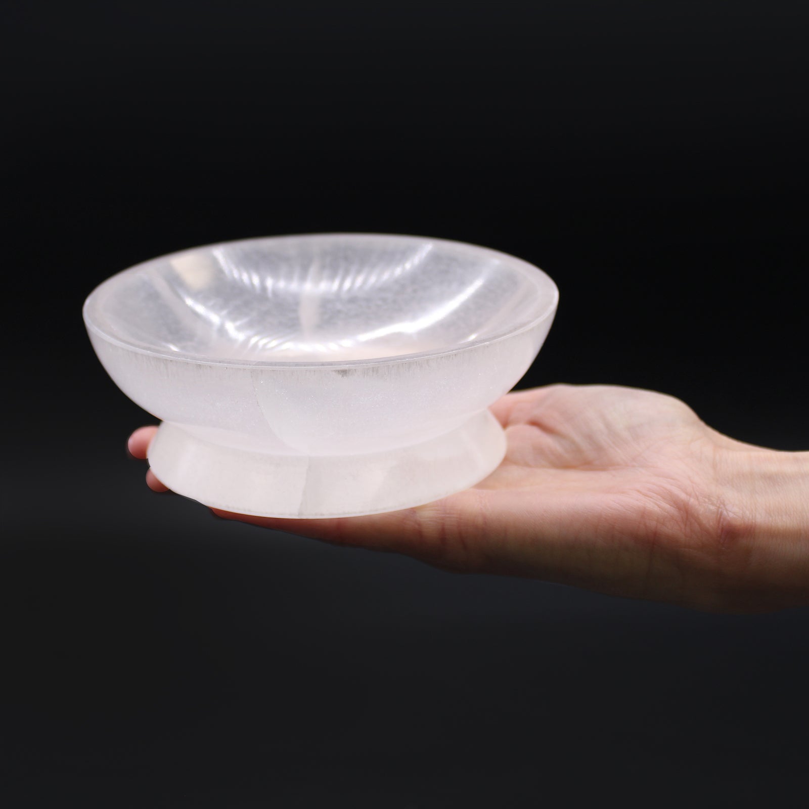 Selenite Ritual Bowl - 15cm-