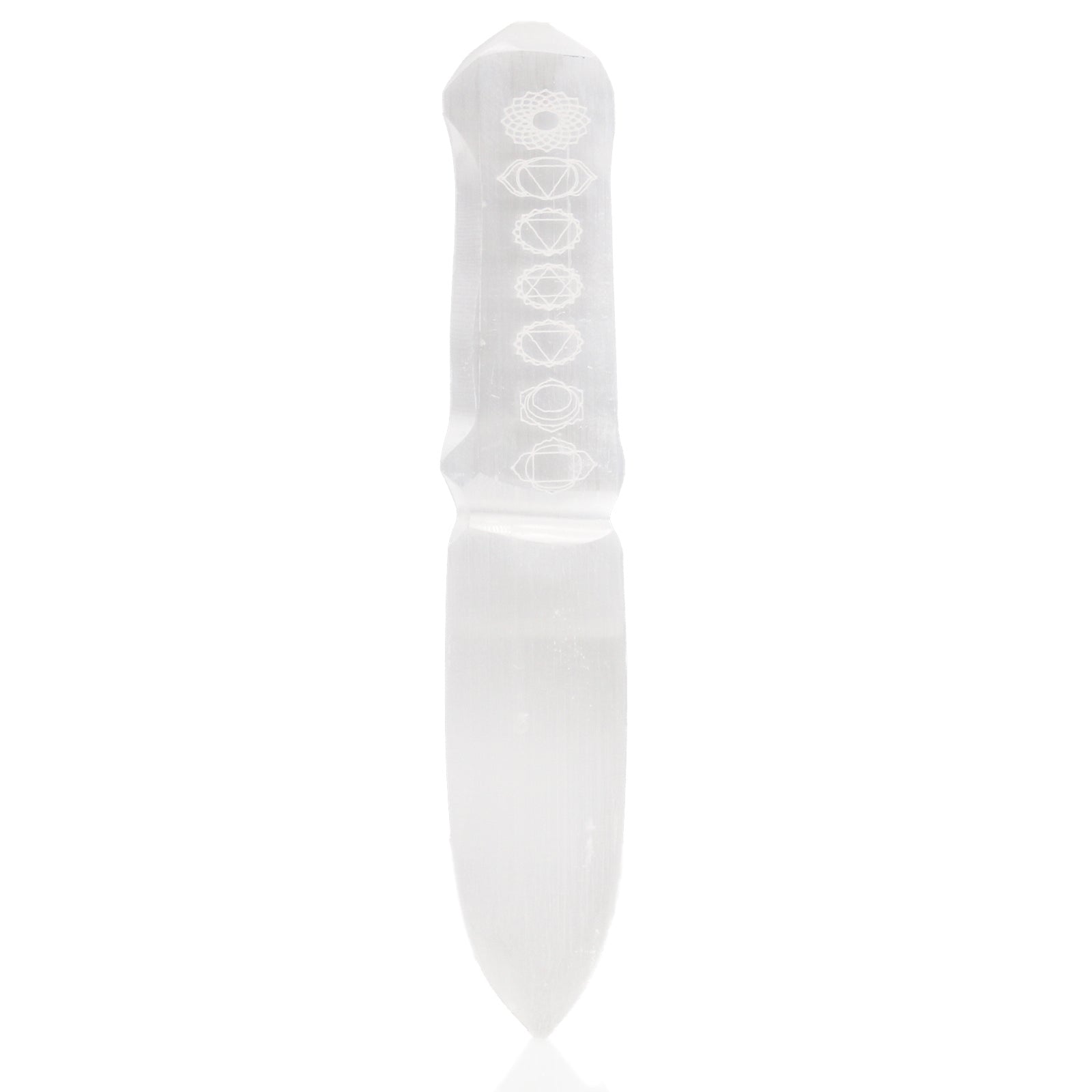 Selenite Ritual Knife - Chakra-