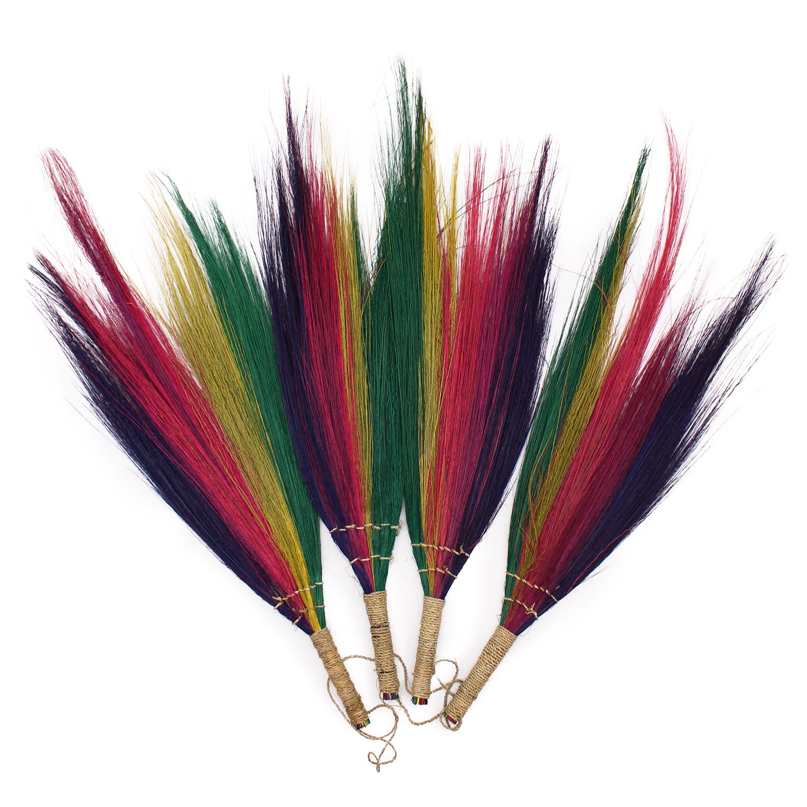 Set 4 - Pampas Broom - Rainbow Colours - £37.0 - 