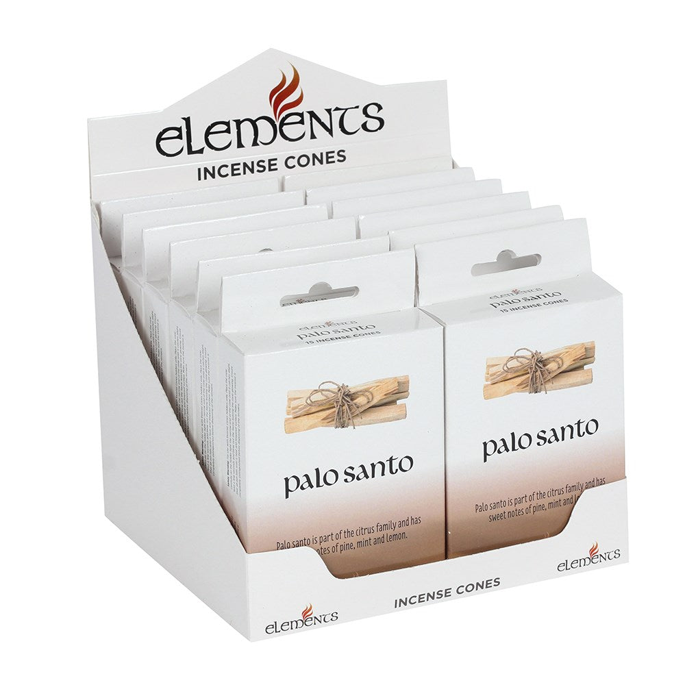 Set of 12 Packets of Elements Palo Santo Incense Cones - £13.5 - Elements 