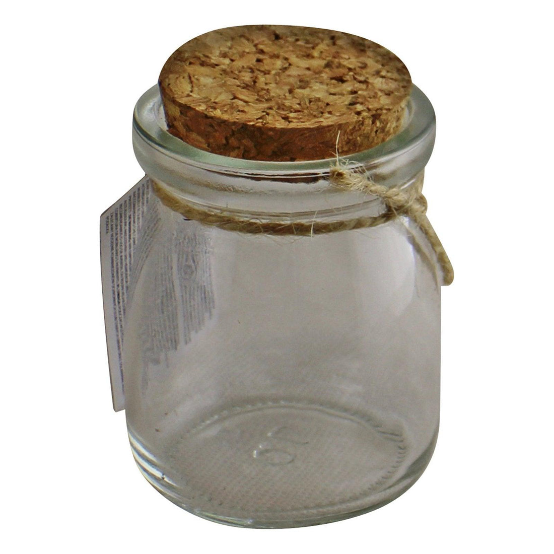 Set of 12 Small, Craft Storage Glass Jars With Cork Stoppers - £26.99 - Office Storage Solutions 