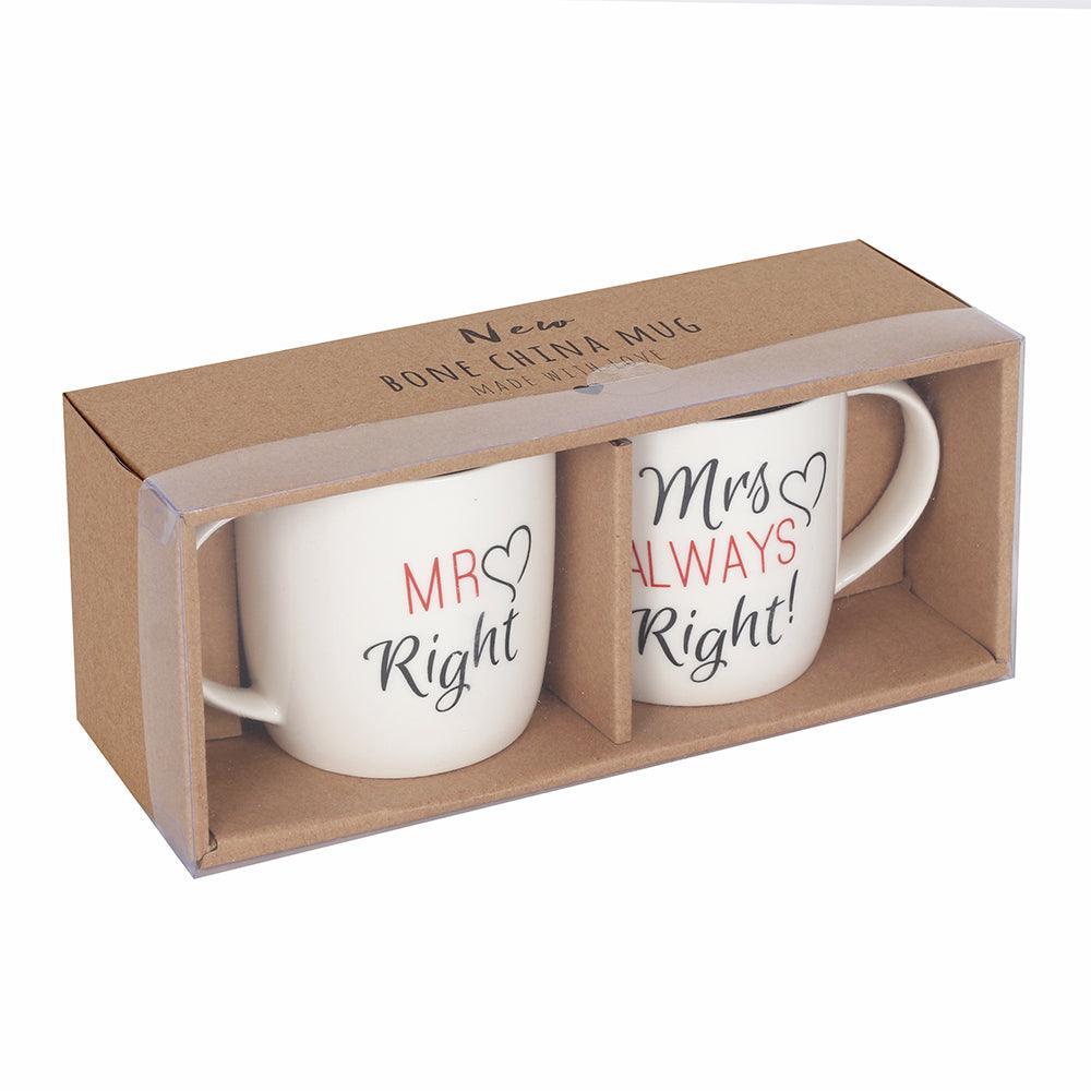 Set of 2 Mr &amp; Mrs Mugs - £15.99 - Mugs Cups 